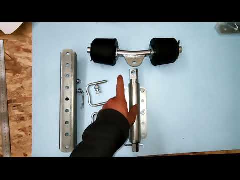 Подъемные ролики домкраты на лодочный прицеп Часть 1