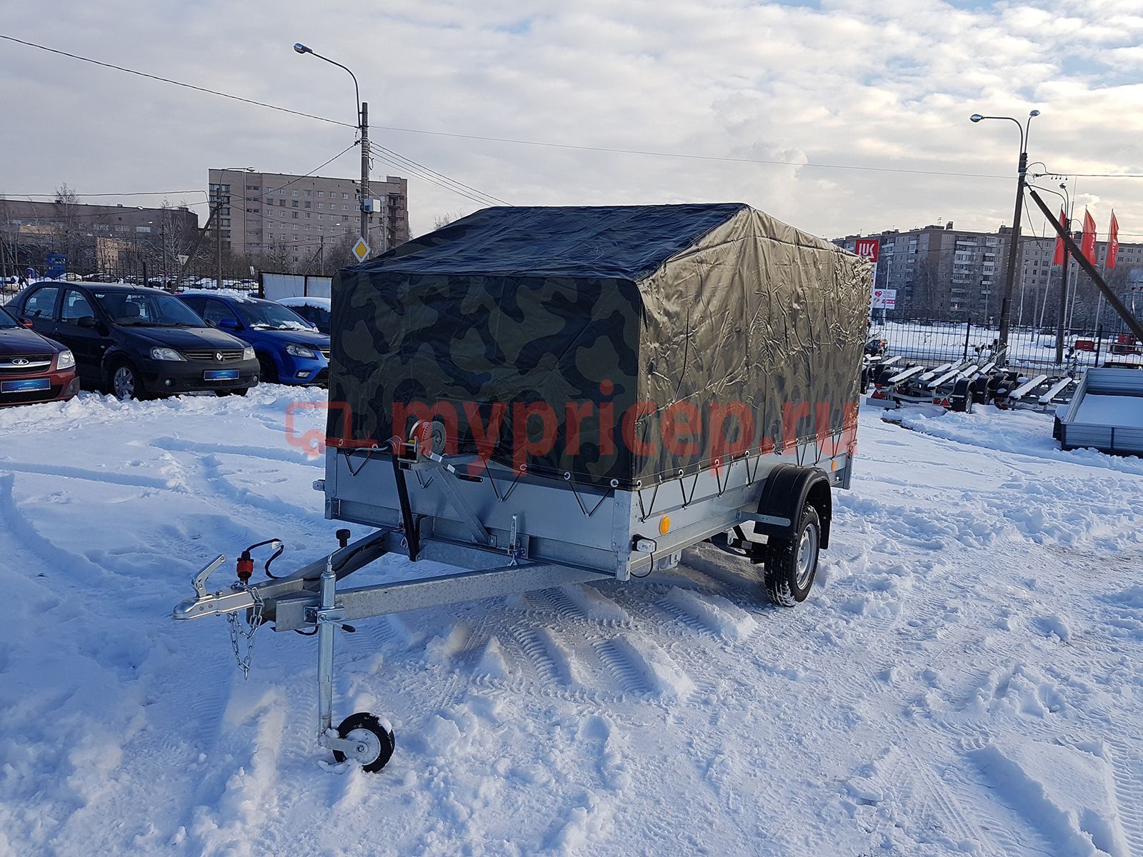 Трейлер Модель 829450 Исполнение Прицеп 3,5х1,5 рес