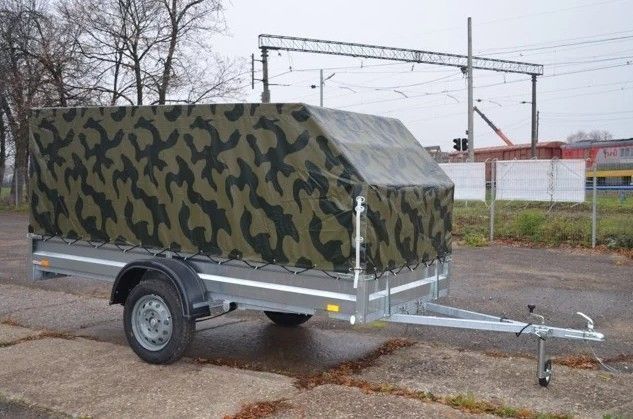 3.5х1.5, R16 Автомобильный легковой прицеп KOiRA 3.5 тент камуфляж