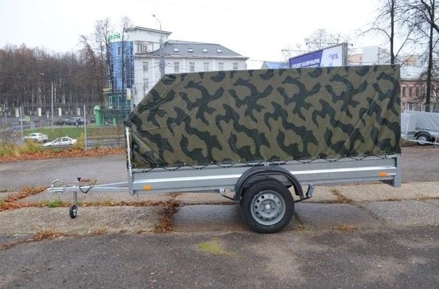 3.5х1.5, R16 Автомобильный легковой прицеп KOiRA 3.5 тент камуфляж