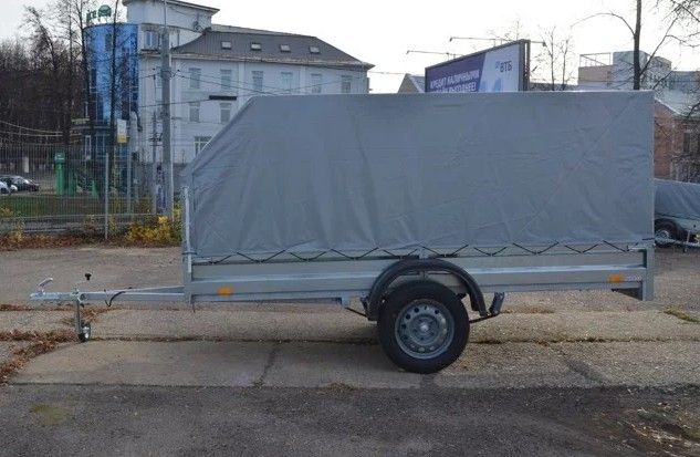 3.5х1.5, R16 Автомобильный легковой прицеп KOiRA 3.5 тент серый
