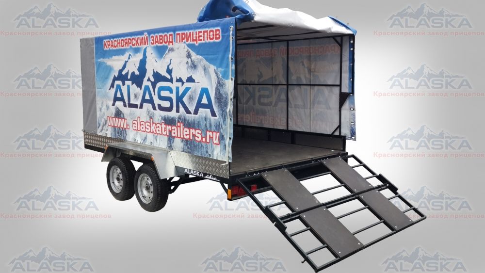 ALASKA ШТОРМ (ДВУХОСНЫЙ) ВЫСОКИЙ БОРТ (+ТЕНТ+ОТБОЙ)