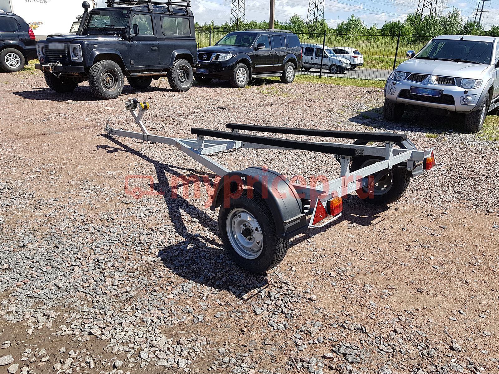 Автоприцеп LAKER Smart Trailer 300 Light, на рессорной подвеске, оцинкованный