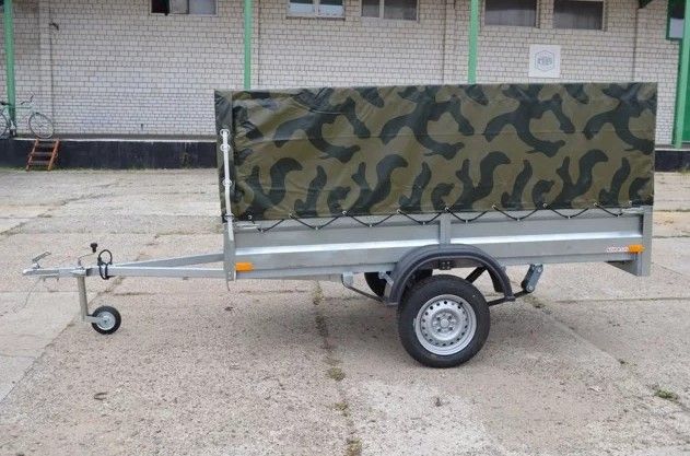 2.55х1.3, R13 Автомобильный легковой прицеп KOiRA 2.55 тент камуфляж