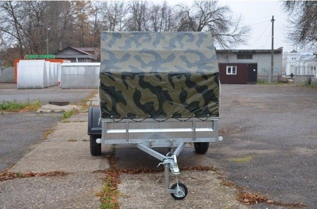 3.5х1.5, R16 Автомобильный легковой прицеп KOiRA 3.5 тент камуфляж