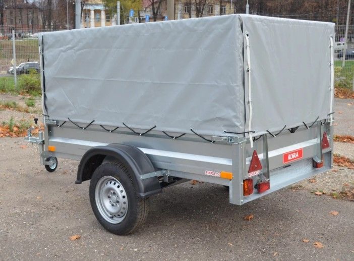 2.0х1.3, R13 Автомобильный легковой прицеп KOiRA 2.0 тент серый