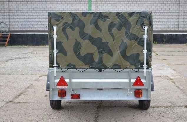 2.55х1.3, R13 Автомобильный легковой прицеп KOiRA 2.55 тент камуфляж