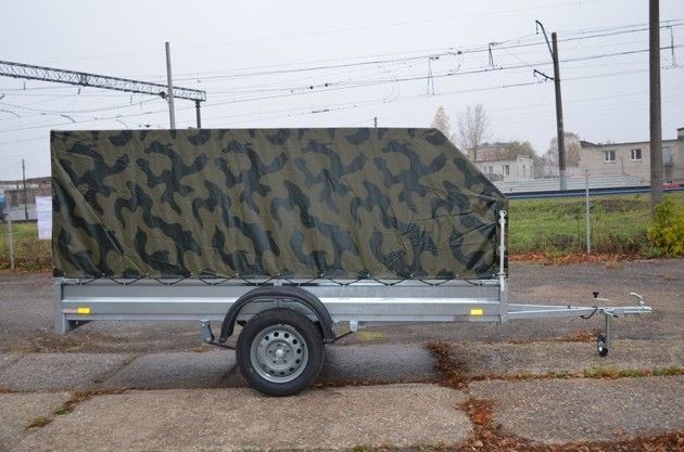3.5х1.5, R16 Автомобильный легковой прицеп KOiRA 3.5 тент камуфляж