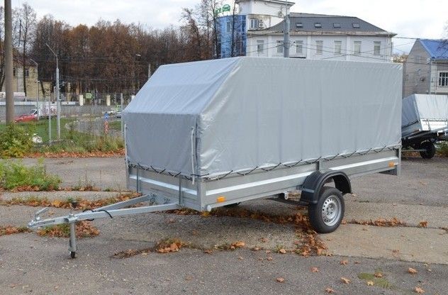 3.5х1.5, R13 Автомобильный легковой прицеп KOiRA 3.5 тент серый