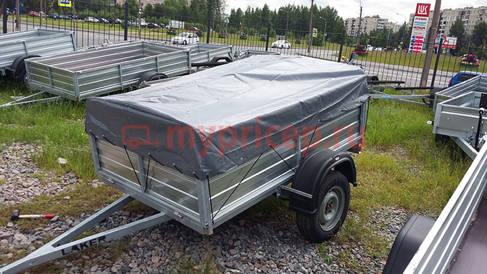 Laker Heavy Duty Light 300 на рессорной подвеске оцинкованный