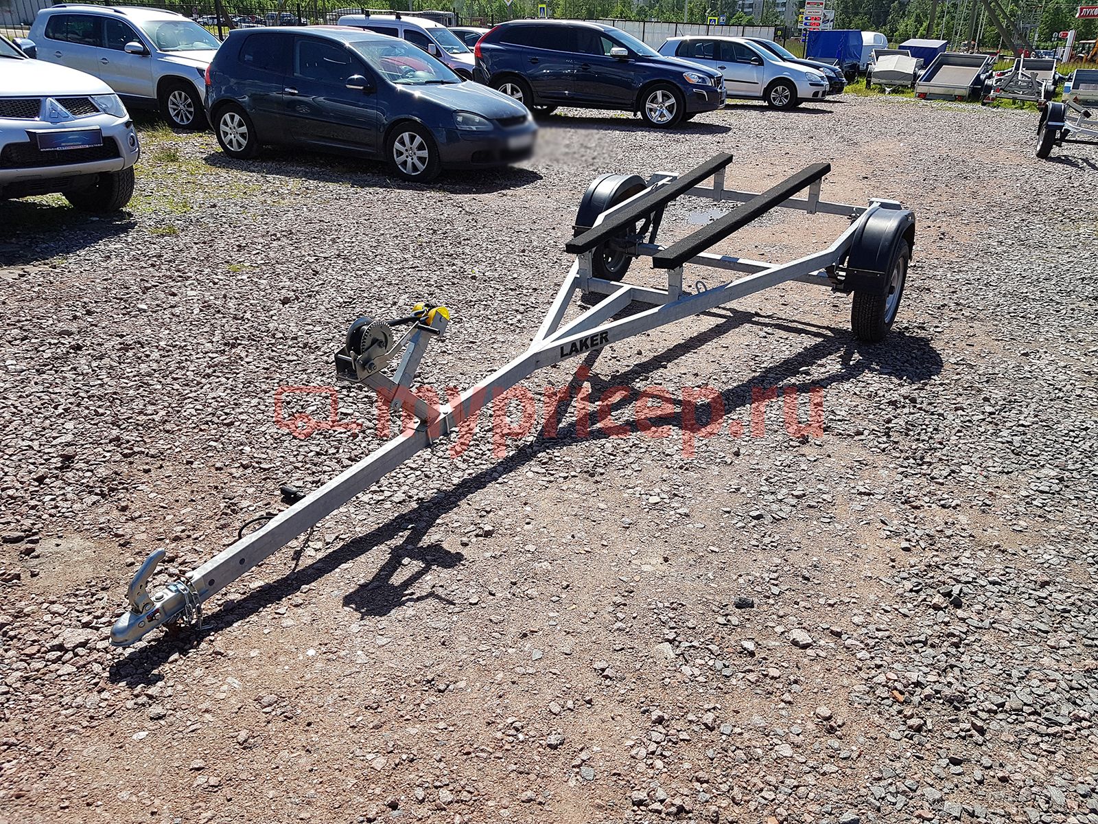 Автоприцеп LAKER Smart Trailer 300 Light, на рессорной подвеске, оцинкованный