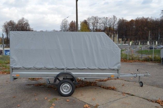 3.5х1.5, R13 Автомобильный легковой прицеп KOiRA 3.5 тент серый