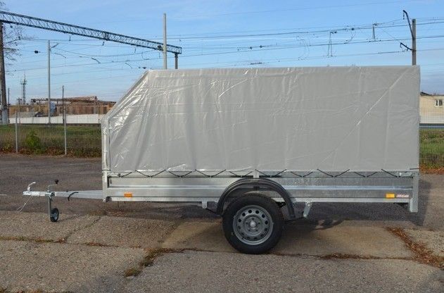 3.5х1.5, R16 Автомобильный легковой прицеп KOiRA 3.5 тент серый
