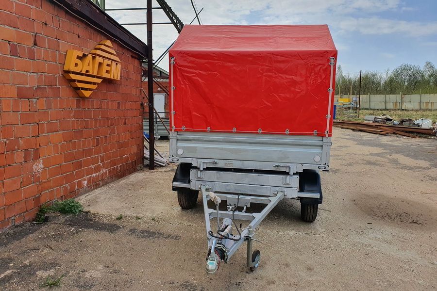 Багем Бортовой прицеп с передней поворотной осью 5.0x2.0