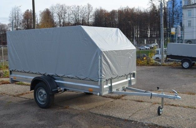 3.5х1.5, R16 Автомобильный легковой прицеп KOiRA 3.5 тент серый