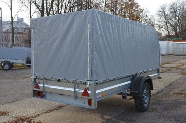 3.5х1.5, R16 Автомобильный легковой прицеп KOiRA 3.5 тент серый