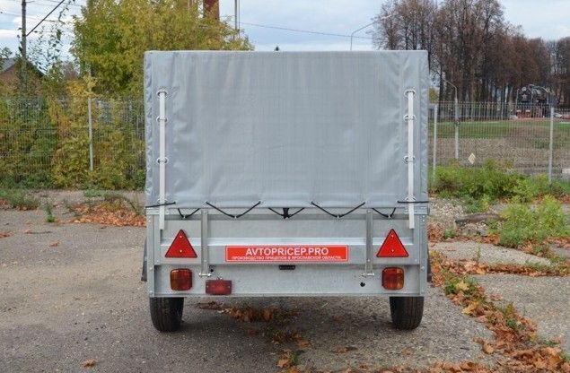 2.55х1.3, R13 Автомобильный легковой прицеп KOiRA 2.55 тент серый