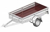 Прицеп A23M1B ресс. ГАЗ 1л. (R13)