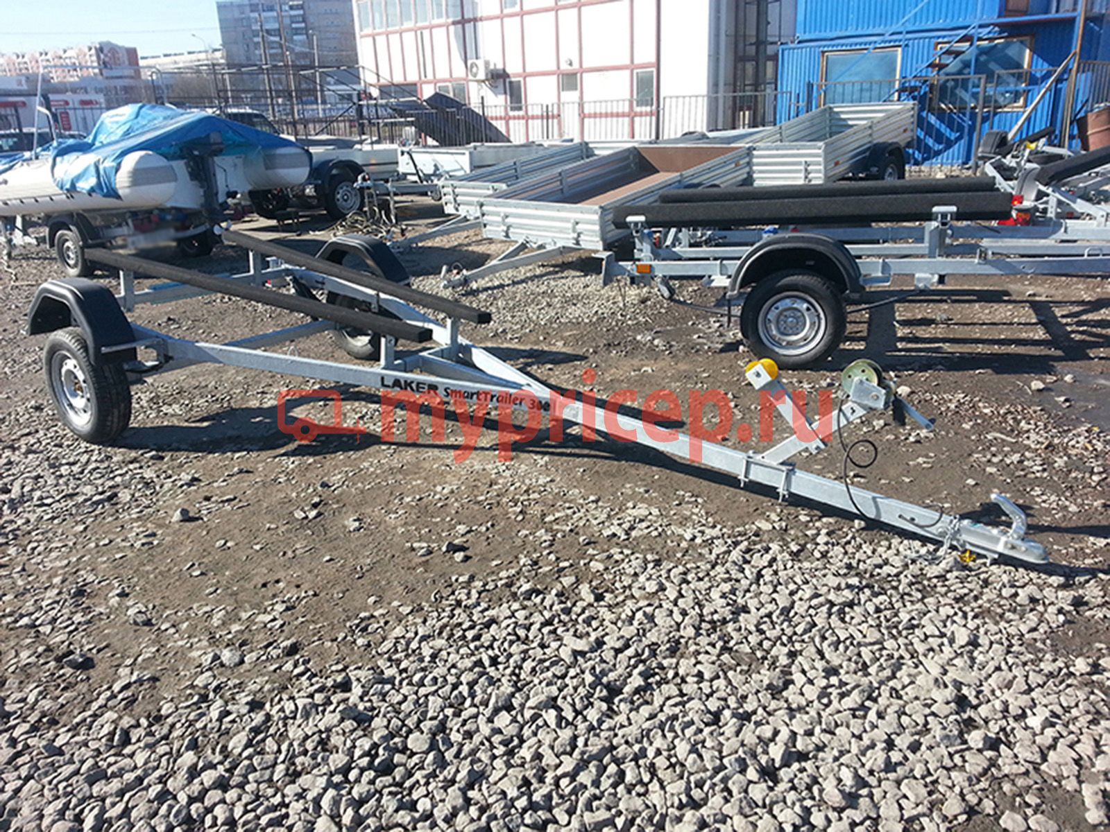 Автоприцеп LAKER Smart Trailer 300 Light, на рессорной подвеске, оцинкованный