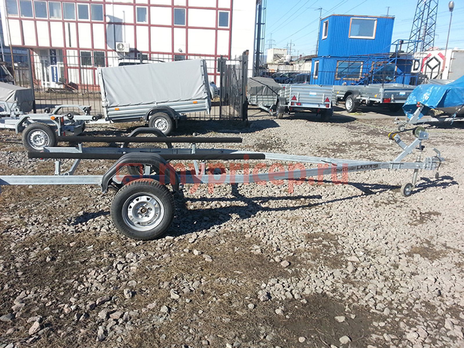 Автоприцеп Laker Smart Trailer 750, оцинкованный на рессорной подвеске