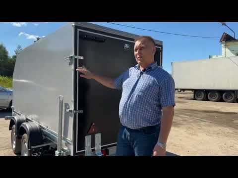 Двухосный прицеп с откидным трапом. МЗСА 817732 исп 022. ЦЛП АРИВА
