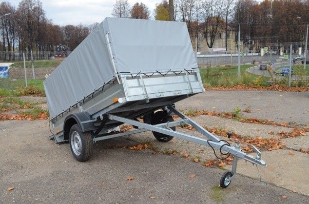 2.55х1.3, R13 Автомобильный легковой прицеп KOiRA 2.55 тент серый