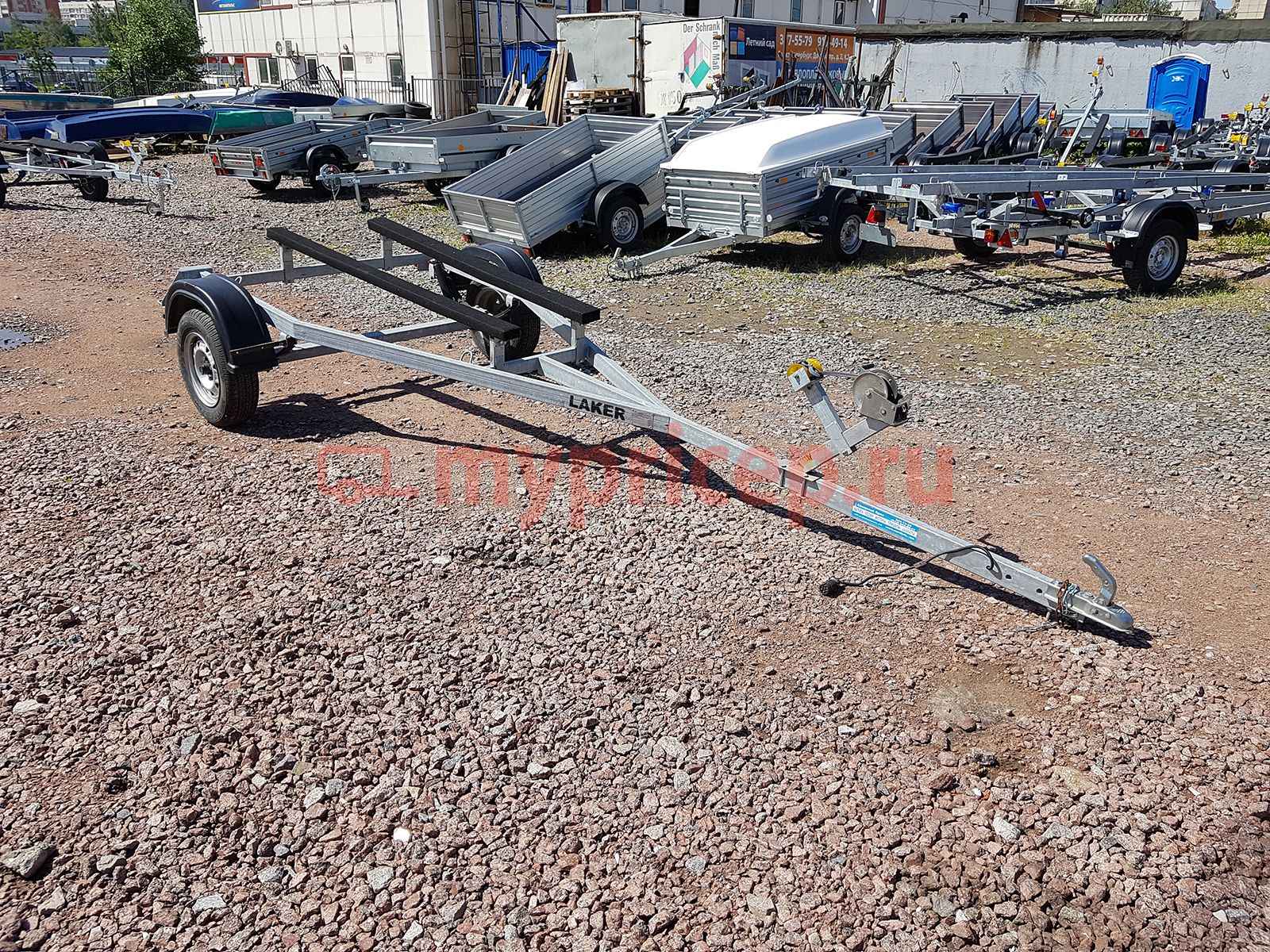 Автоприцеп LAKER Smart Trailer 300 Light, на рессорной подвеске, оцинкованный