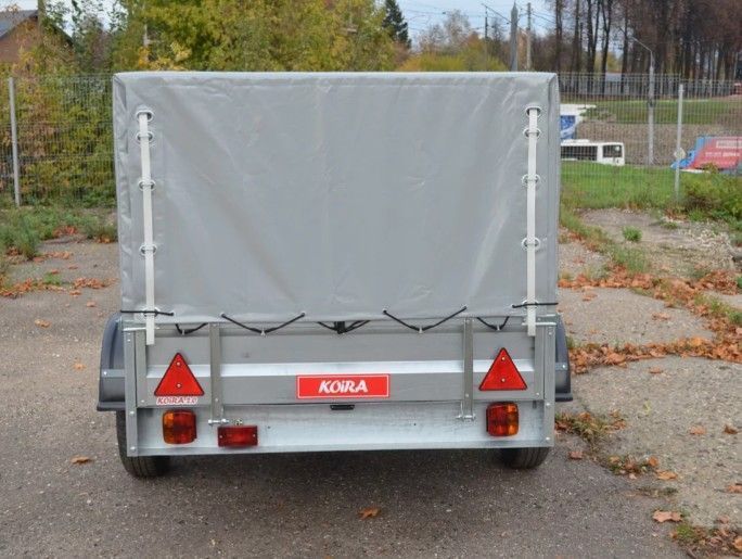 2.0х1.3, R13 Автомобильный легковой прицеп KOiRA 2.0 тент серый