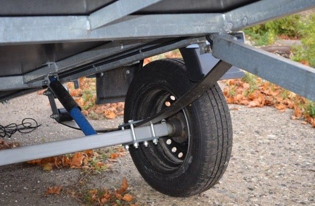 3.5х1.5, R13 Автомобильный легковой прицеп KOiRA 3.5 тент серый