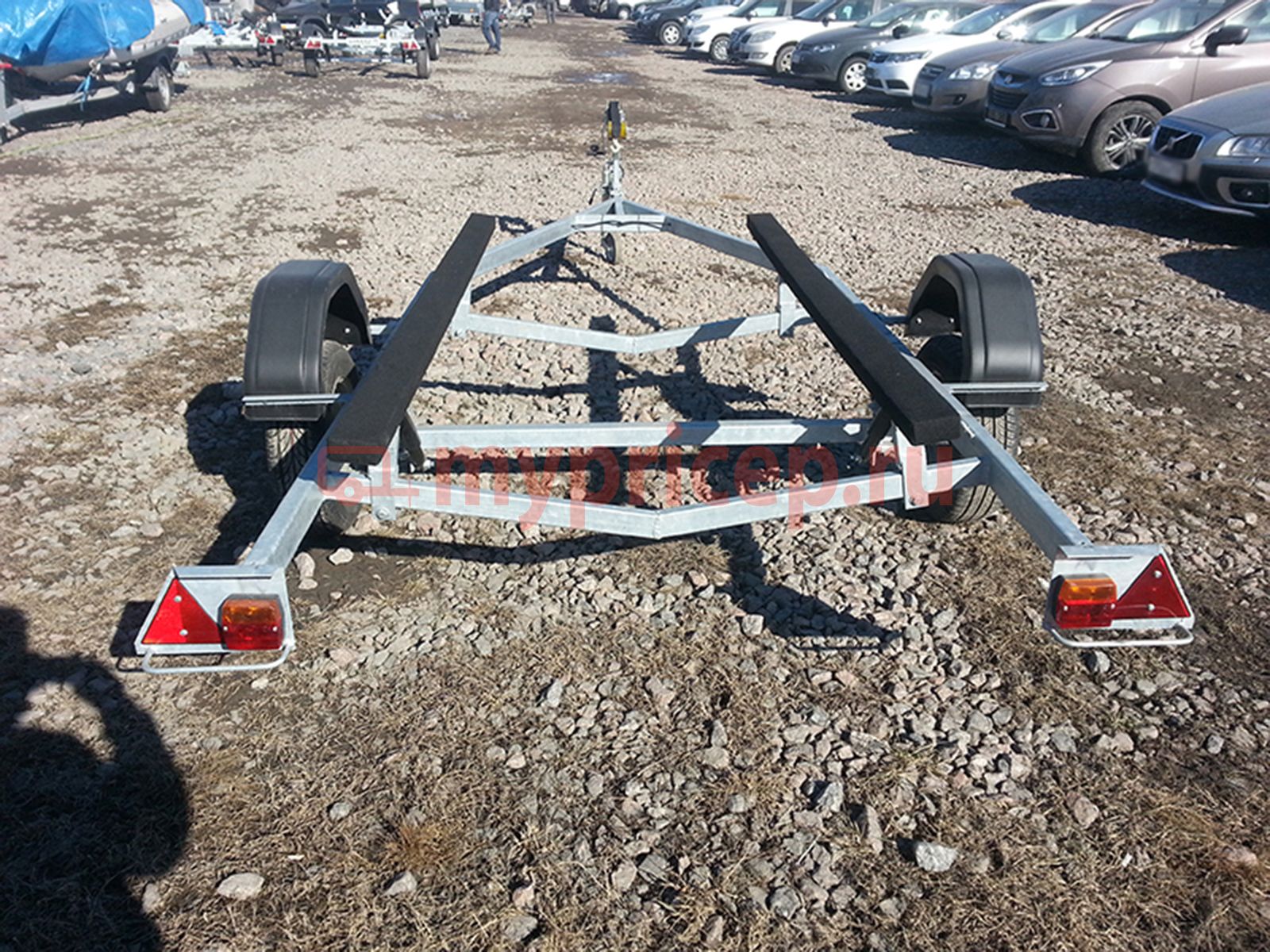 Автоприцеп Laker Smart Trailer 750, оцинкованный на рессорной подвеске