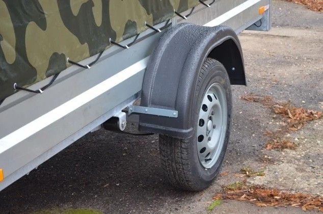 3.5х1.5, R16 Автомобильный легковой прицеп KOiRA 3.5 тент камуфляж