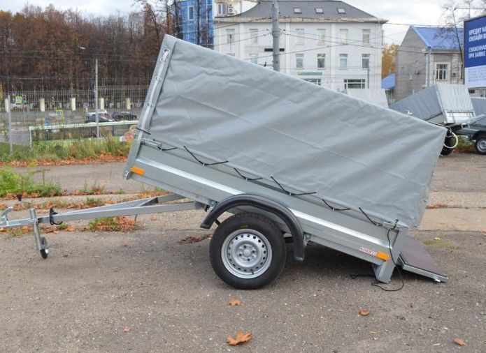 2.0х1.3, R13 Автомобильный легковой прицеп KOiRA 2.0 тент серый