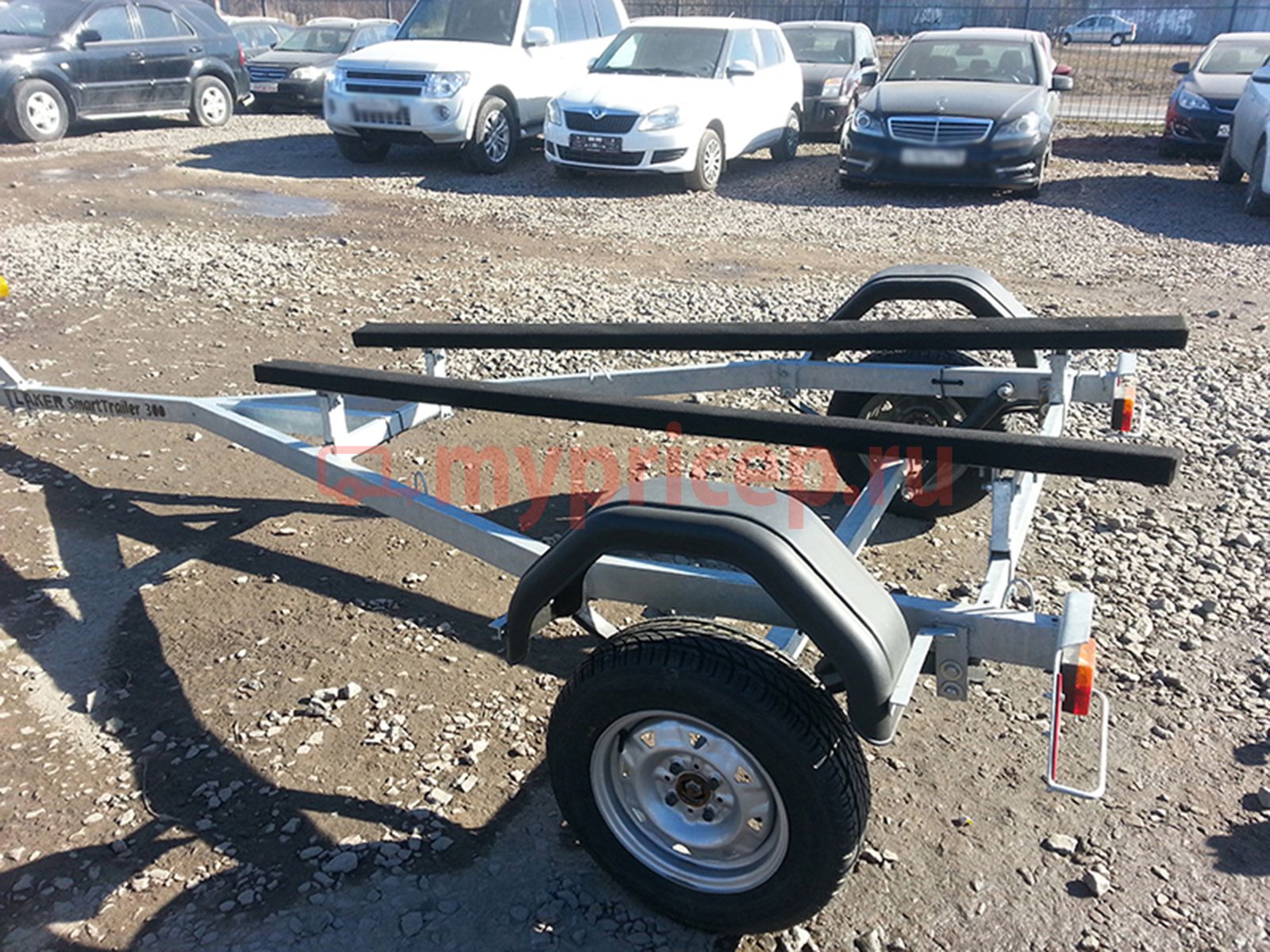 Автоприцеп LAKER Smart Trailer 300 Light, на рессорной подвеске, оцинкованный