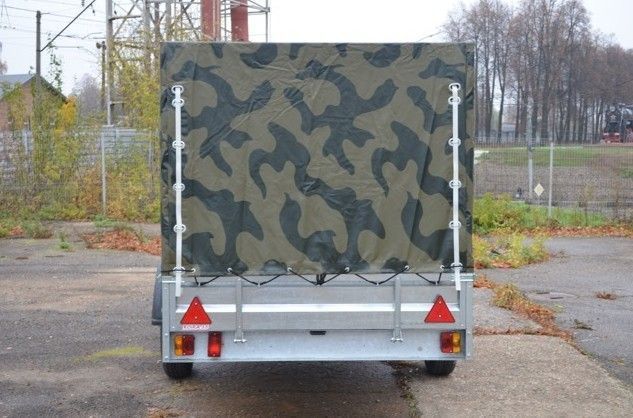 3.5х1.5, R16 Автомобильный легковой прицеп KOiRA 3.5 тент камуфляж