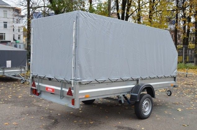 3.5х1.5, R13 Автомобильный легковой прицеп KOiRA 3.5 тент серый
